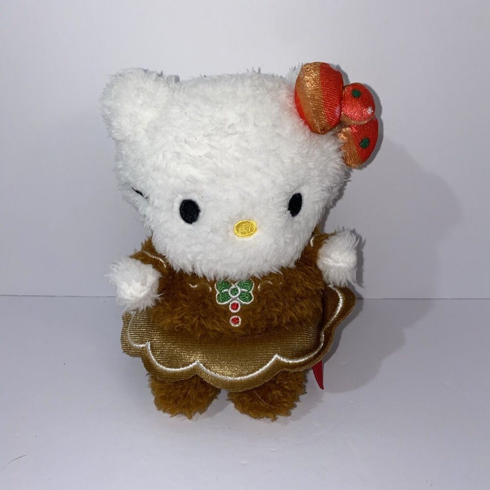 Hello Kitty Gingerbread Bum Bunz Russ Christmas Plush